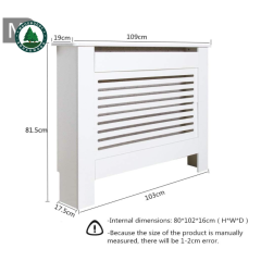Couvercle de radiateur en MDF pour un usage domestique