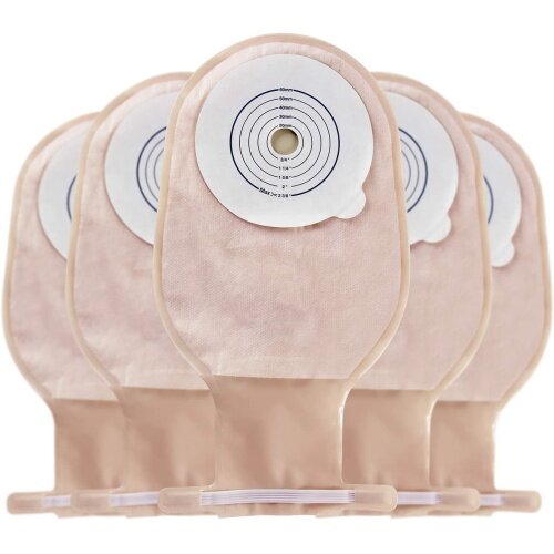 Beige Color Colostomy Bag Adult Size Colostomia Bags
