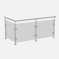 german craft top post handrail hardware frameless handrail balustrade stair railing stainless steel post