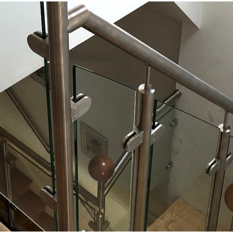 factory glass balcony railing clamp bracket stainless glass clamp for frameless glass