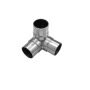 Stainless Steel Railing Fittings Tube Connector Elbow 3 Way Tee Handrail Elbow For Balustrade