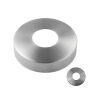 stainless steel glass railing handrail fence post base round plate cover