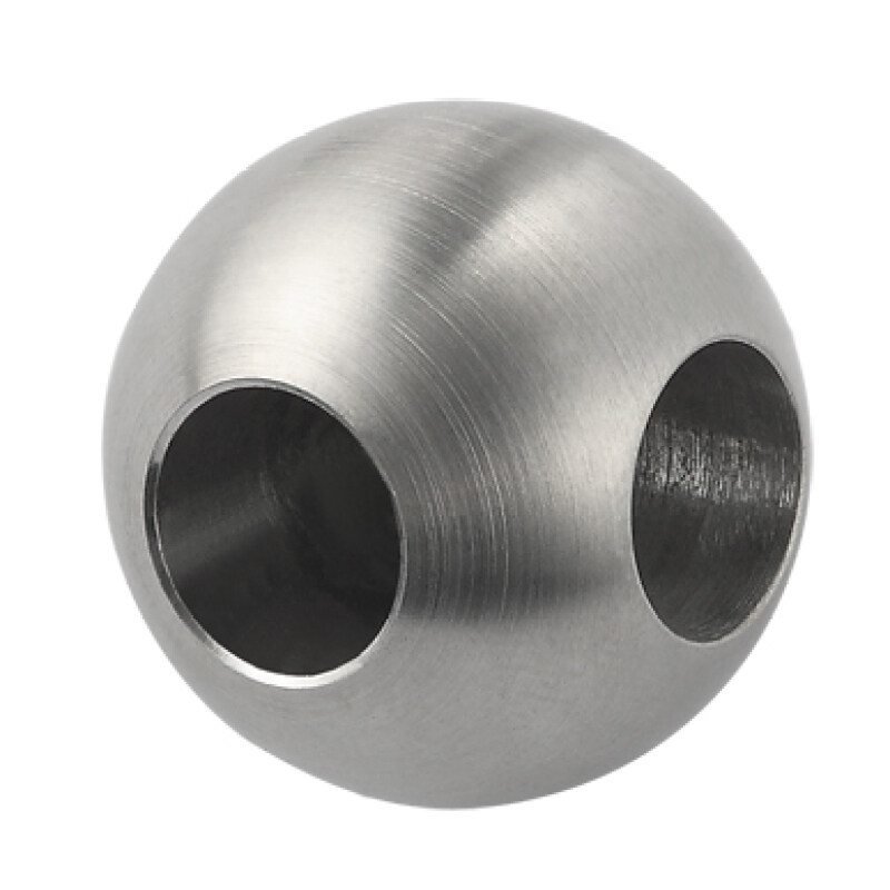 staircase hollow ball railing stainless steel 2 hole fitting hollow decoration ball