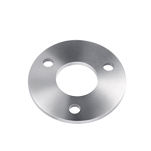 Railing Handrail Fittings Stainless Steel Disc Base Plate With Four Holes