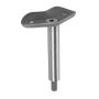 90 degree curved support M10 thread handrail pillar saddle for railing
