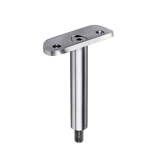 easily install AISI304 stainless steel handrail rod for connecting two any angle pipes