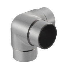 Stainless Steel Railing Fittings Tube Connector Elbow 3 Way Tee Handrail Elbow For Balustrade