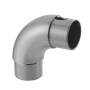 Professional casting stainless steel handrail connector fitting railing pipe elbow for banister