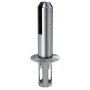 Balustrade Spigot Stainless Steel Round Flange with Cover for Glass from 12 up to 16mm thick