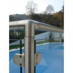 stainless steel handrail elbow 3 way round tube connectors 90 degree elbow