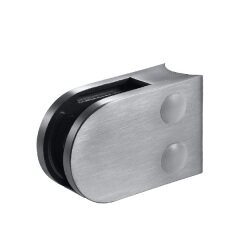 Garde-corps en acier inoxydable main courante d forme porte de salle de douche pince en verre pour 10mm