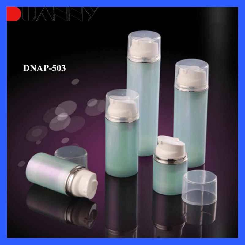 DNAP-503 Round Plastic Cosmetic Airless Pump Container Bottle for Skin Care