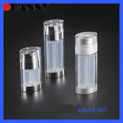 DNAS-507 15mlx2 30mlx2 AS Double Tube Cosmetic Airless Pump Bottle