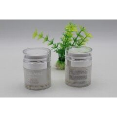 DNJA-585 press airless jar acrylic double wall foundation cream jar