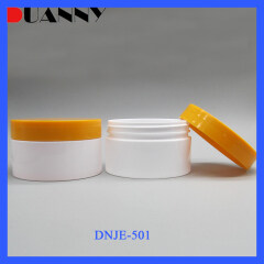 DNJE-501 Frosted Round PET Plastic Cream Jar