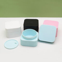 DNJP-567 Square PP cream jar with dust cover