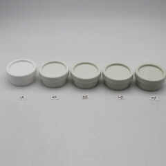 Duannypack popular round PP-PCR white cosmetic jars 4oz pcr plastic skincare jar