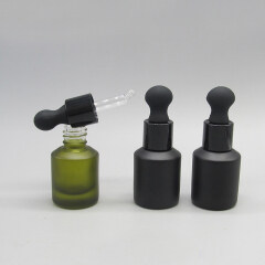 DNOB-507 Wholesale 15ml Black Glass Cosmetic Empty Dropper Bottle for Skin Care