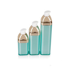Wholesale 15ml 30ml 50ml Square Acrylic Cosmetic Airless Pump Lotion Bottle for Face Cream and Foundation Cream