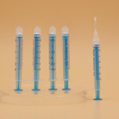 Duannypack hot sale 3ml 5ml 10ml round PP dental composite tooth gel syringe