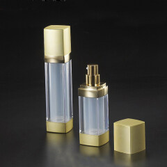 30ml 50ml Luxury Square Cosmetic Airless Pump Bottle Container