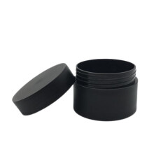 Matte Black PP Plastic 10ml 5ml Cosmetic Jar  DNJP-524