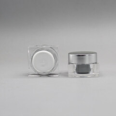 DNJA-701 Square Acrylic Plastic Sample Jars