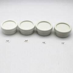Duannypack popular round PP-PCR white cosmetic jars 4oz pcr plastic skincare jar