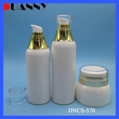 High Quality Pearl White Airless Bottle and Jar Packaging Container