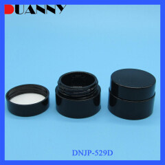 Plastic Black Cosmetic Nail Gel Jar DNJP-529