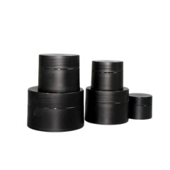 Matte Black PP Plastic 10ml 5ml Cosmetic Jar  DNJP-524