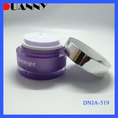 DNJA-519 Round Plastic Acrylic Cosmetic Cream Jar for skincare