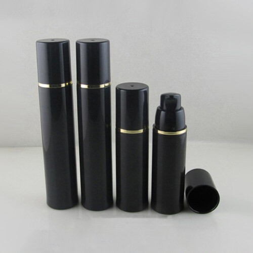 DNAP-504 China DUANNY Unique Plastic Black 15ml 30ml 50ml Airless Pump Bottle For Cosmetic