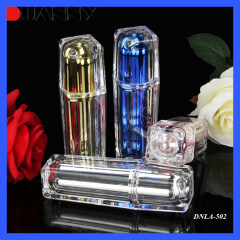 30ml Luxury Red Acrylic Square Cosmetic Lotion Pump Bottle Container for Skin Care