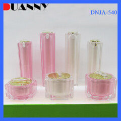 Pink Square Acrylic Cosmetic Cream Jar DNJA-540