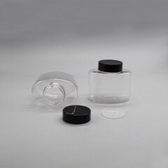 60ml 120ml oval makeup powder supplement  jar packaging