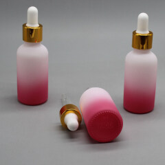 DNOB-502 cosmetic glass colorful essential oil bottle with dropper