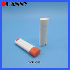 DNTL-510 Oval Shape Plastic Lip Balm Tube Container
