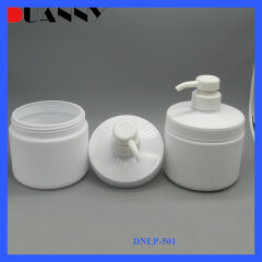  Round White Bottle of Lotion Pump DNLPE-501