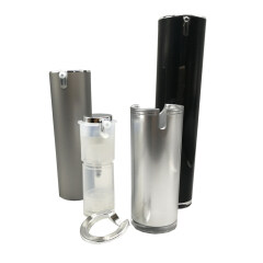 DNAA-500 15ml 30ml 50ml Luxury Plastic Cylinder Acrylic Cosmetic Bottle for Skin Care