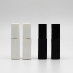wholesale 5ml 5.5ml small slim clear square nail gel polish bottle