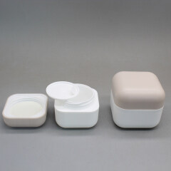 DNJP-561 PP Square Cosmetic Jar Fancy Square Jar for baby cream