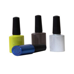 Empty Inflatable Nail Polish Bottle 10ml with Labels