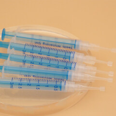 Duannypack hot sale 3ml 5ml 10ml round PP dental composite tooth gel syringe