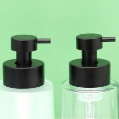 Bamboocleansing Blue Face Facial Plastic Washing Biodegradable Soap Cleanser Foaming Face Wash Bottle