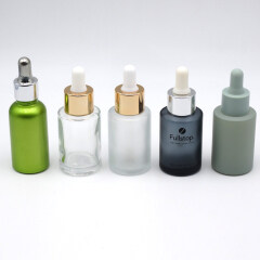 DNOB-508 round perfume frosted dropper bottles frosted with packaging