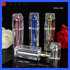 30ml Luxury Red Acrylic Square Cosmetic Lotion Pump Bottle Container for Skin Care