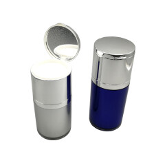 DNAA-510 30ml 50ml 80ml Cosmetic Plastic Airless Spray Bottle Packaging with Mirror