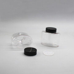 60ml 120ml oval makeup powder supplement  jar packaging