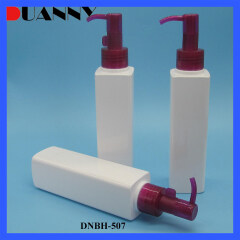 Square Plastic Hair Container Bottle Packaging for Shampoo